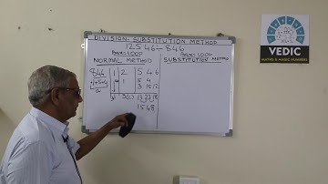 Division  substitution method    dr av rao