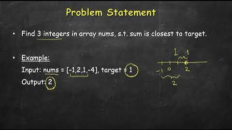 3Sum Closest | Leetcode 16