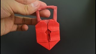 Origami: Heart Lock - Instructions in English (BR)