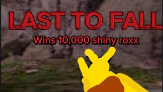 Last to fall wins 10,000 shiny roxx! | Gorilla tag