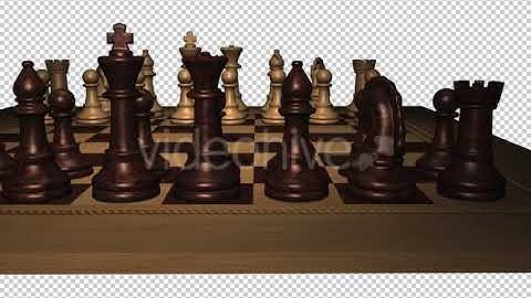 Chess Board Panorama - Front Black Pieces - 4K | Motion Graphics - Envato elements