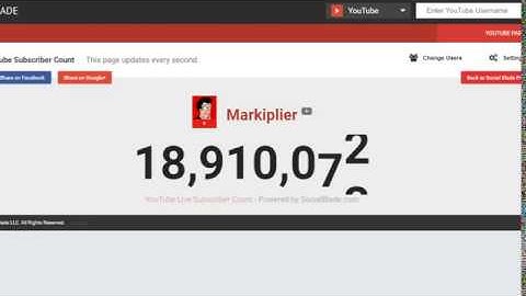 Markiplier DESTROY MY CHANNEL CHALLENGE Subscriber counter LIVE!