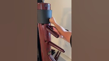 Wooden Dummy Simultaneous Block & Attack Training Tan Da Pak Da Tutorial #shorts #wingchun #jkd