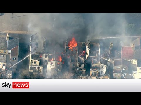 UK Heatwave: London Fire Brigade battle fires across capital