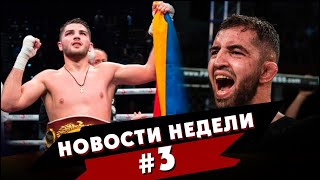 Армянские боксёры уничтожают соперников. Наши снова в TUF. И другие новости недели