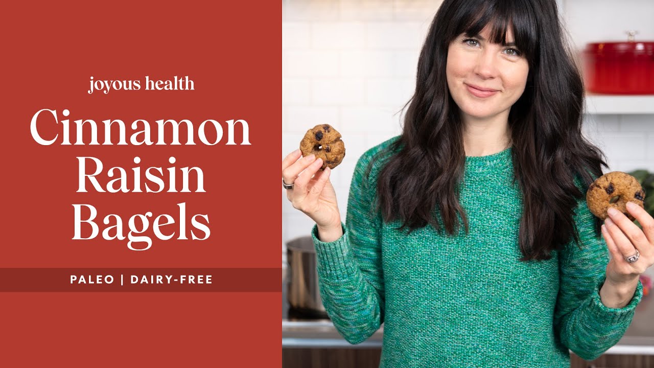Cinnamon Raisin Bagels | Paleo Recipe