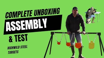 Steel Shooting Targets / HIGHWILD AR500 / Complete Unboxing / Assembly / Test / Review