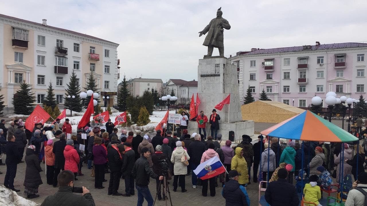 Митинг аварийщиков в Зеленодольске.Татарстан / LIVE 06.04.19