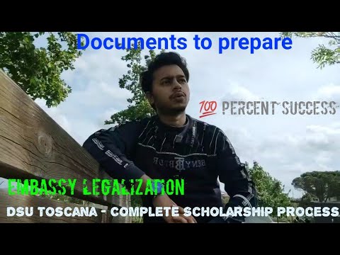 DSU Scholarship | Pisa, Florence, Siena | Complete Process | DSU Toscana | How to get Scholarship