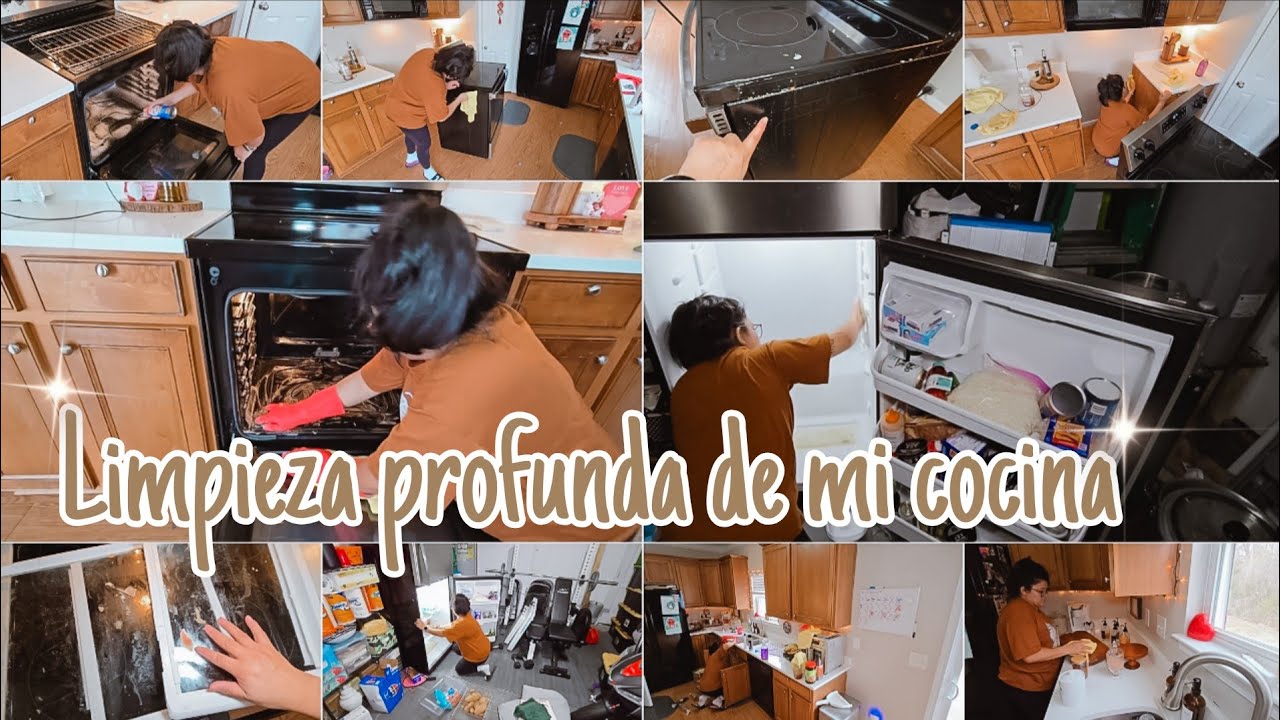 ✨️Limpieza PROFUNDA de mi cocina 🤢🫧🧼🧹 motivate a limpiar conmigo 😉💪🫧