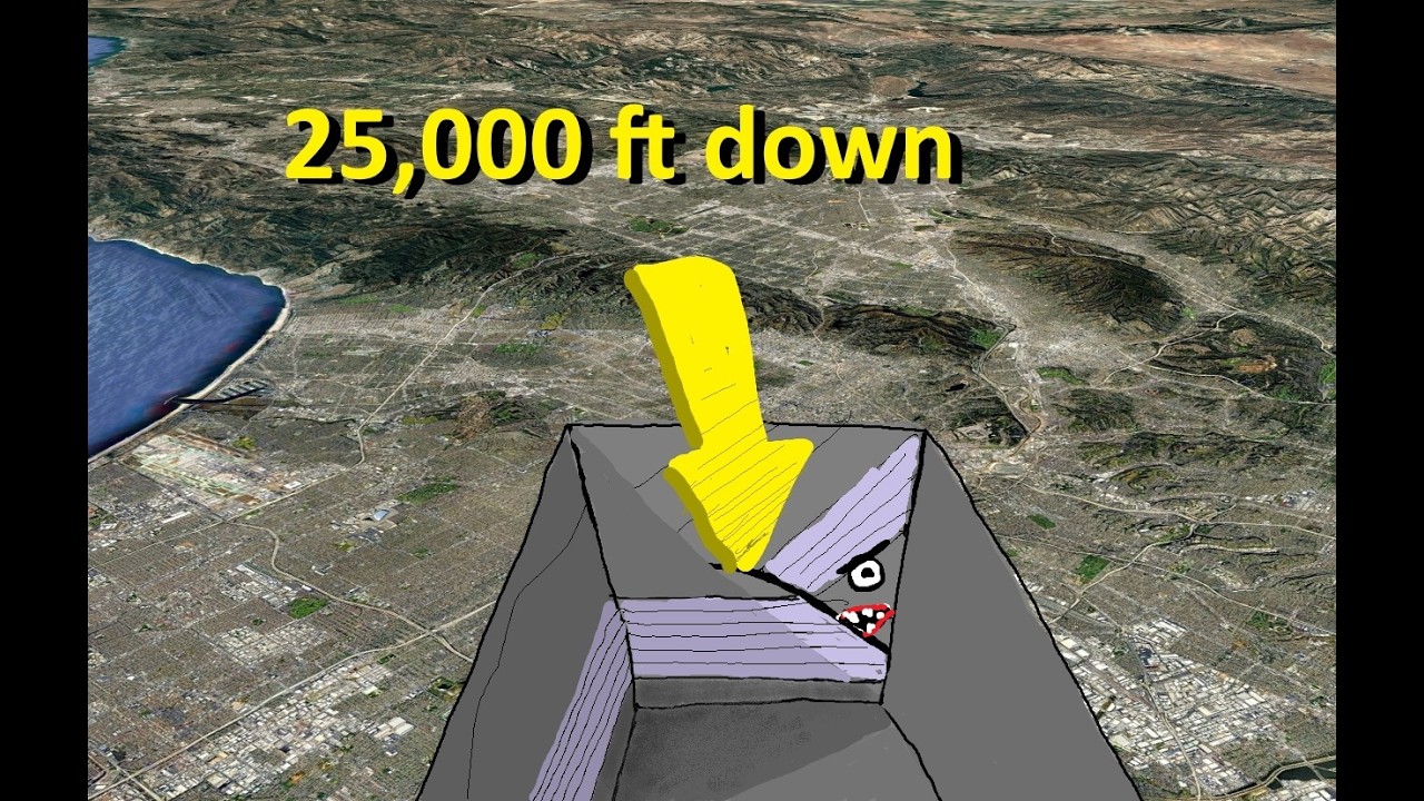25,000 feet under Los Angeles, something big and bad is waiting