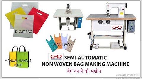 GRD MANUAL NON-WOVEN D & W CUT WITH LOOP HANDLE FULL DEMO VIDEO NEW DELHI CALL 7838142123