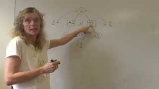 Pyramid of numbers multiplied together, fill in gaps