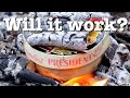 Baking a Whole Cheese on Hot coals