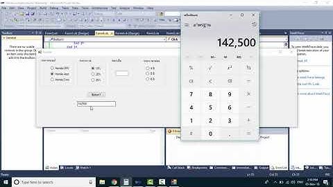 Visual Basic .NET Tutorial - การใช้ Radio Button กับคำสั่ง If Tutorial