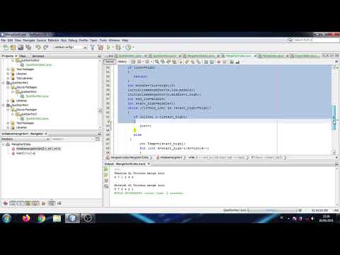 Merge Sort pada Java