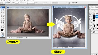 Angel Photo Editing Tutorial in Adobe Photoshop 7.0 ! screenshot 2