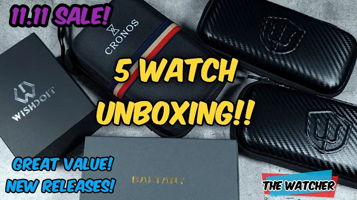 5 Watch GREAT VALUE Aliexpress unboxing ready for 11.11 sale | The Watcher 