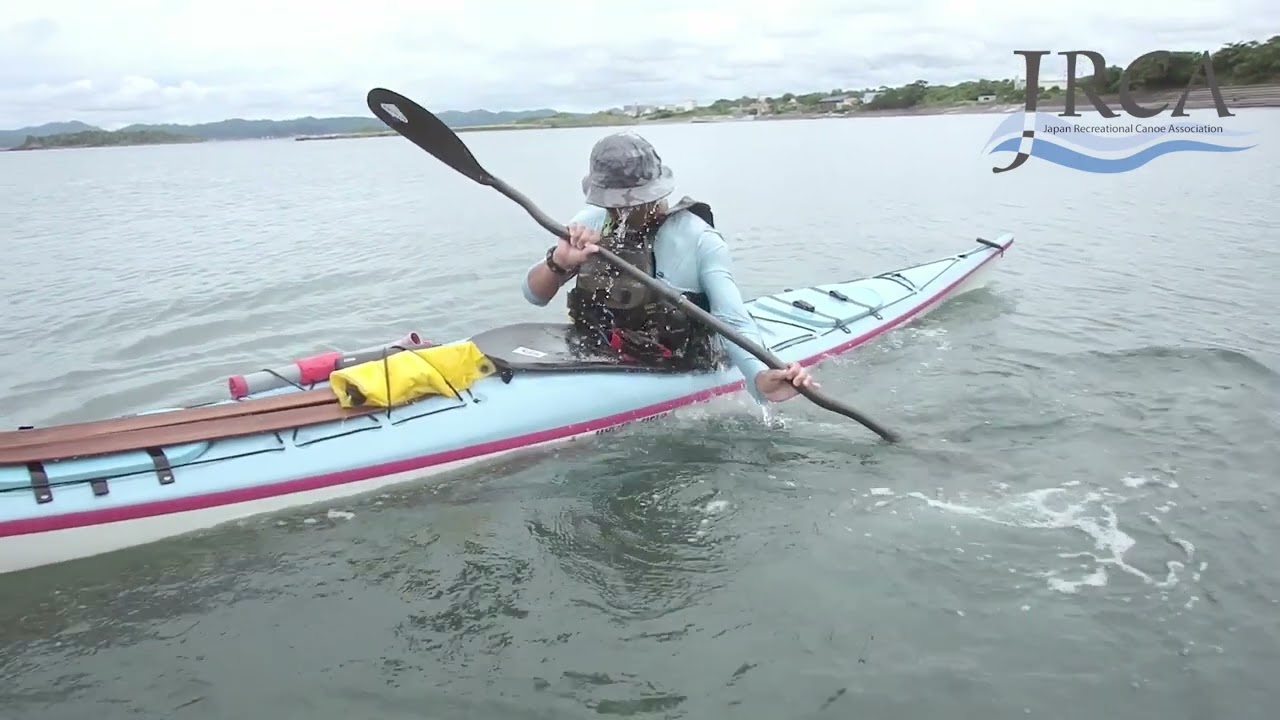 ⑧エスキモーロール　シーカヤック