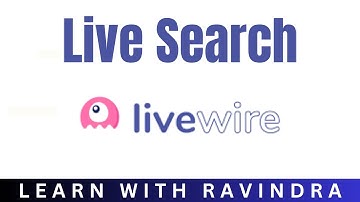 Live Search in Laravel Livewire | How to make search filter in livewire as live #livewire #laravel