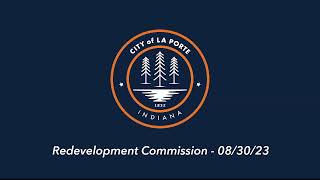 Redevelopment Commission Meeting - 08/30/23