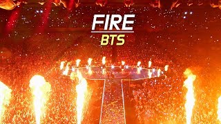 BTS : 불타오르네 FIRE : LED FANCAM : LOTTE FAMILY CONCERT 2018 : 방탄소년단 180622