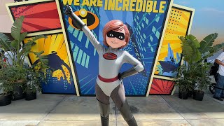 We Meet Mrs Incredible in NEW “Incredibles 2” Elastigirl Suit at Pixar Fest 2024 - Disneyland Resort