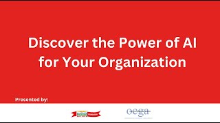 OCGA/Canadian Postcode Lottery Foundation - Power of AI Profile