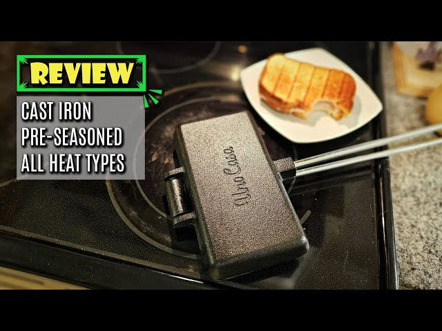 The Best Grilled Cheese: Uno Casa Double Pie Irons Sandwich Maker 