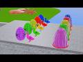 Animal Crossing Fountain With Buffalo Lion Zebra Cat Kangroo,  Part 1 | Who win?  | Zoova 3D