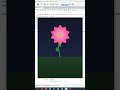 Blooming Flower Animation in Java Swing | Creative Java Project #shorts