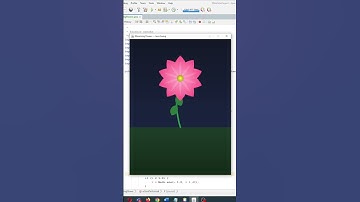 Blooming Flower Animation in Java Swing | Creative Java Project #shorts