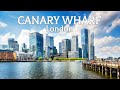 🇬🇧 Walking in LONDON - Canary Wharf tour 4K, England