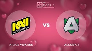 Natus Vincere vs Alliance - RU @Map1 | Dota 2 Valentine Madness | WePlay!