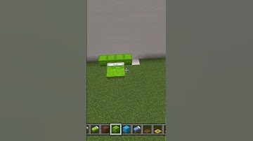 Minecraft Lime Shulker Box Normal Bed Tutorial 🛏️ #minecraftbed #shorts