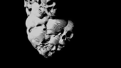 Modo 3D Radial Skull Emitter