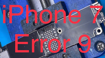 iPhone 7 Error 9 Solution
