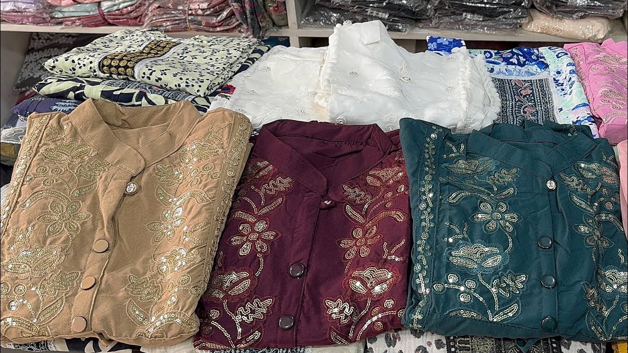 ঈদ অফারে স্টক ক্লিয়ার অফার শর্ট এবং লং গাউন মাত্র ১৮০+৪৮০/-টাকা