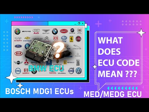 ECU Trainning BK #4 - WHAT DOES BOSCH ECU CODE MEAN ??? HOW TO IDENTIFY CORRECT ECU CODE ???