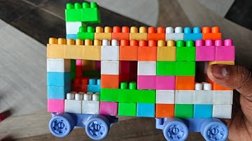 Satisfying DIY BUS 🚌 ASMR building blocks/block game/ Lego block #asmr#asmrsounds #buildingblocks