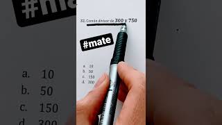 Ejercicio de máximo común divisor #matematicas #shorts #problema Ejercicio de máximo común divisor #matematicas #shorts #problema