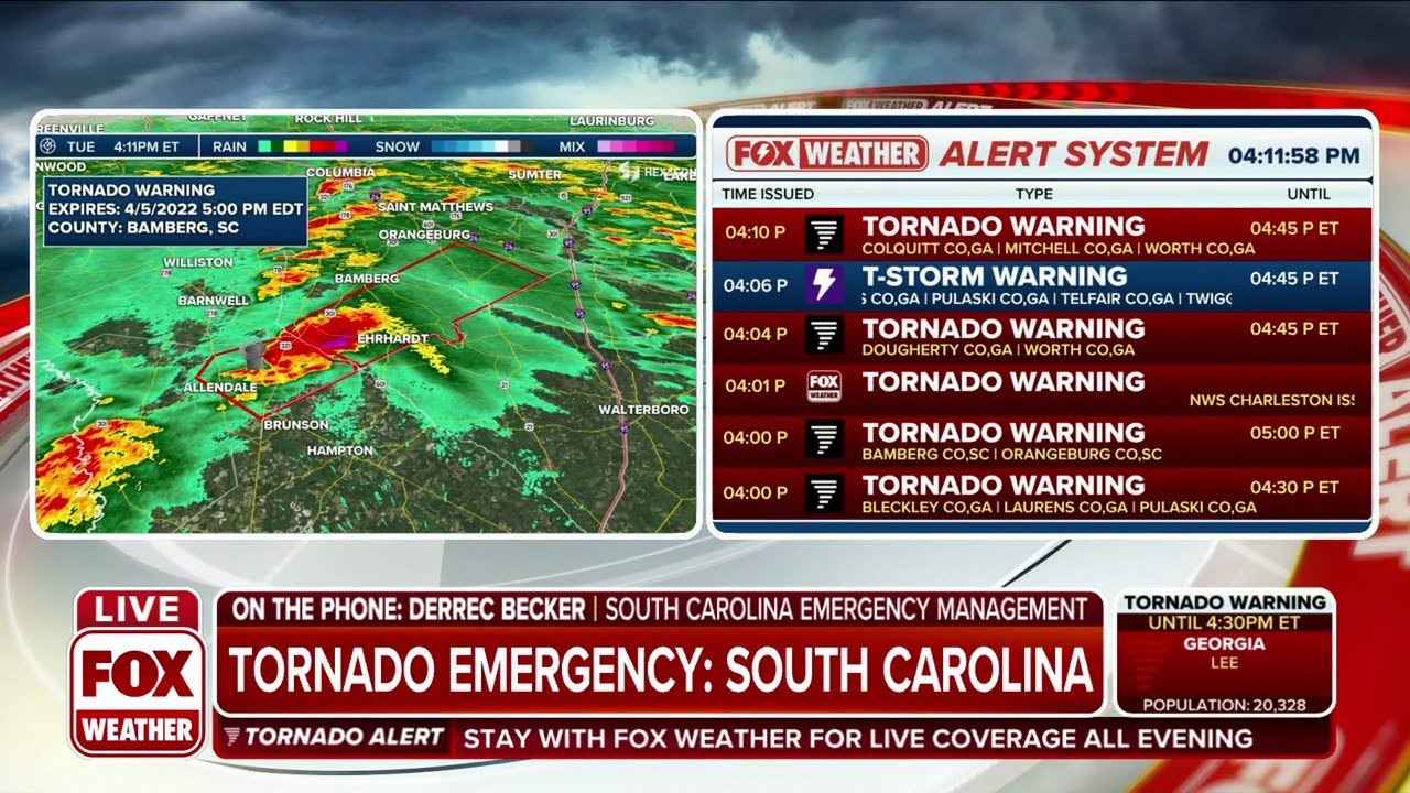 Large, Extremely Dangerous Tornado Touched Down In Allendale, SC