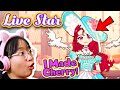 I made cherry in this cute dress up game  live star dress up