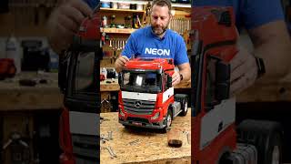 I Built a $500 RC Truck and the Details Are INSANE🔥 |#RCTruck #MercedesActros #usaviral  #shorts