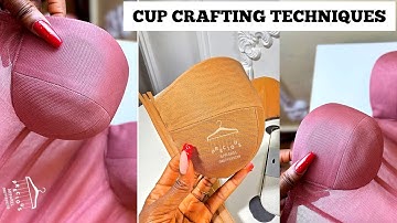 How to Make a Perfect Customized Three Part Corset Cup using the Cup Crafting Technique | corset cup