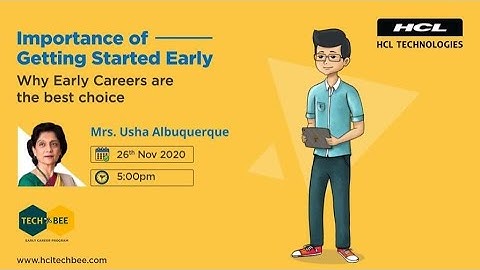 TechBee Guidance Session: Importance of Getting Started Early in Your Career!