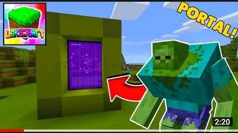How to make a portal to Mutant ZOMBIE in Lokicraft
