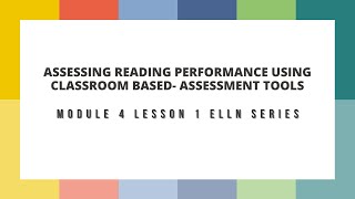 ELLND 2021: Virtual LAC SESSION (Module 4 Lesson 1)