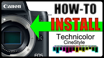How To Install Color Profiles on a Canon EOS m50 (CineStyle)