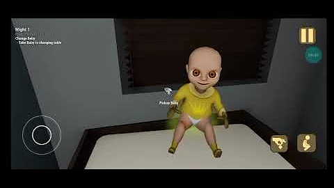 stay away from evil baby. the baby in yellow//horor game